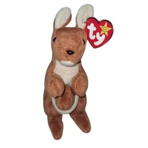 Ty Beanie Baby‎ "Pouch" the Kangaroo 1996 Vintage Collectible Plush
